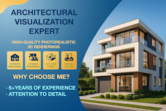 create stunning interior and exterior rendering