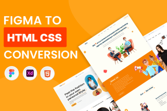 do figma to HTML CSS conversion using bootstrap or tailwind