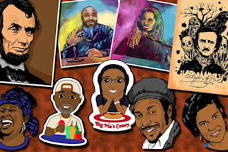 a portrait contact me before making an order