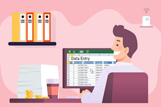 do ms excel data cleaning, formatting, data merge and data entry