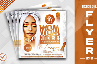 do party, event, church, business, book release flyer design