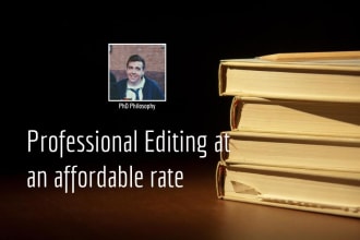 edit and proofread your academic, creative or technical work
