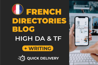 do a high da french directory submissions