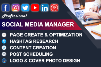 be your social media marketing manager and content creator