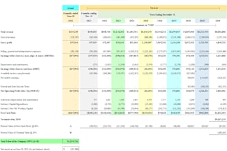 do financial projections, financial statements forecasting