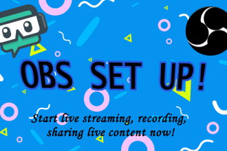 professionally set up your obs to stream or record