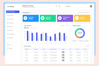 redesign and design dashboard UI UX, web app in figma