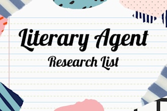 research literary agents for your book