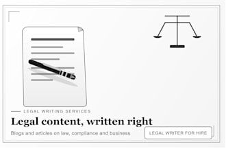 write promising and satisfactory legal articles and blogs