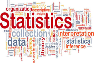 do statistical projects of spss,r programming, python tableau