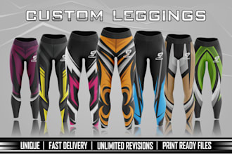 design you custom trendy leggings or yoga pants