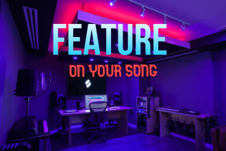 feature on your song or rap on your beat