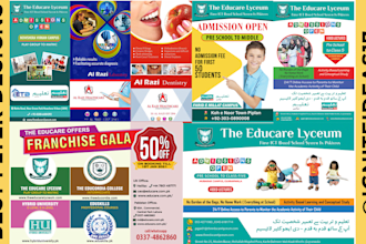 design a promotional flyer for your growing business