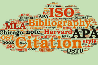 help with citations of apa, mla, harvard, vancouver, etc