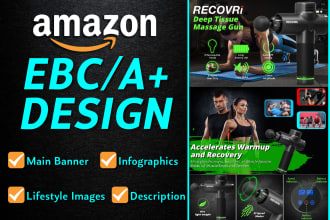 do amazon ebc design, enhanced brand content, listing images and infographics