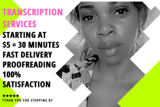 do quality transcription for your video or audio file