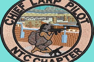 do embroidery digitizing logo 3d design dst, pes in one hour