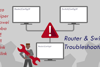 troubleshoot routing and switching problems