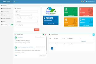 develop real estate management system