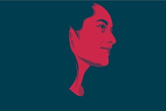 make minimalism illustration portrait for your merch