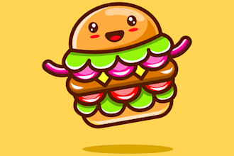 create cute illustration for you