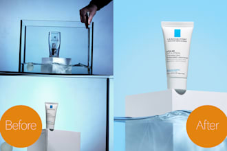 do commercial product photo retouching and image editing of your products