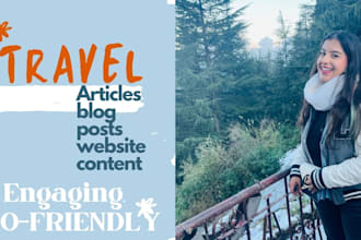 write travel blogs and articles