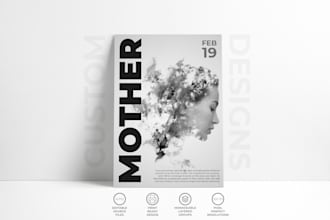 design a flawless flyer and poster