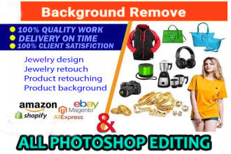 do change product background, product retouching and jewelry retouch