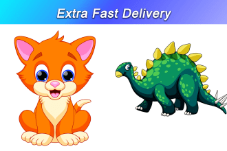 draw any kind of clip arts and illustrations