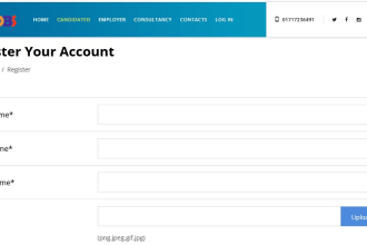 provide you job portal website