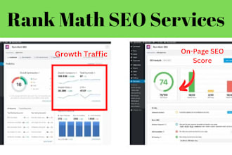 install rank math seo or on site optimization, meta description instant indexing