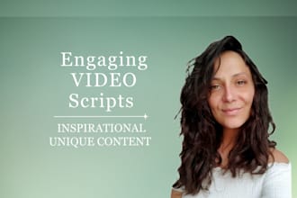 write a creative script for your video