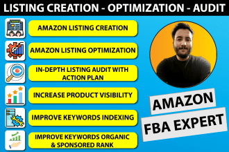 do amazon listing optimization seo and detail listing audit