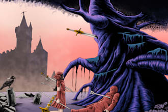 make you a concept illustration work