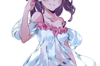draw cute anime character, fanart, oc or soft nsfw