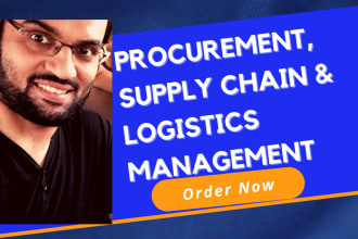 be your procurement, supply chain and logistics manager