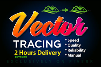 vector tracing, convert to vector, vector logo, vectorize image