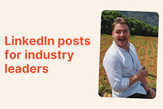 write daily industry posts for your linkedin profile