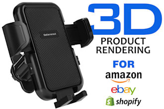 do 3d renders for amazon, photorealistic product rendering