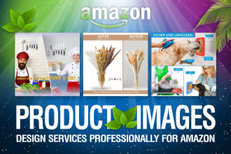 creat amazon listing infographic images, edit background
