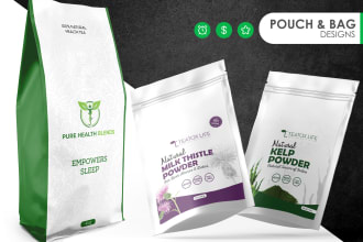 do teabag pouch can design premium and vintage snack bags