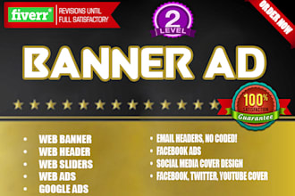 design professional web banner,header,ads,cover