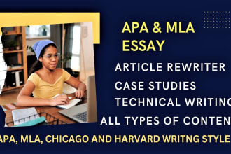 adapt your work to apa mla style paper and  essay in 5 hours