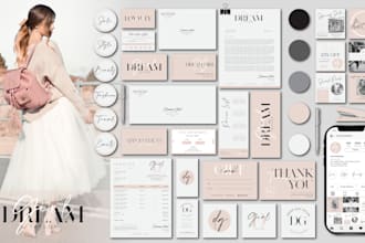 design a custom signature logo and branding kit