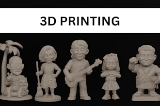 create print ready 3d models and stl files for 3d printing