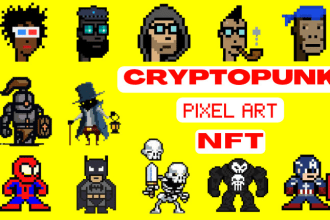 create custom cryptopunks in pixel art style for nft