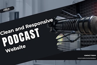 create a clean and responsive podcast website using podpage