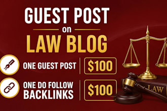 write and publish a law guest post on a high da law site