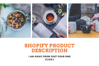 do shopify product description